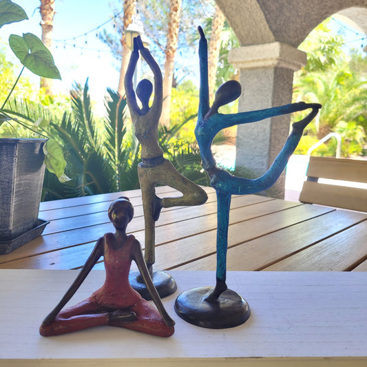 Yoga Sculpture Statue Art | Modern Stylish | Fairtrade
