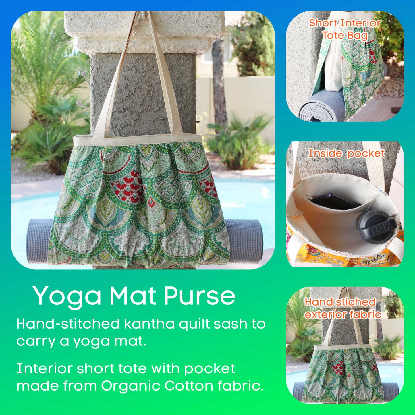Yoga Mat Bag Purses Carrier